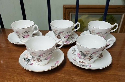 Rose tea cup saucer - cup,