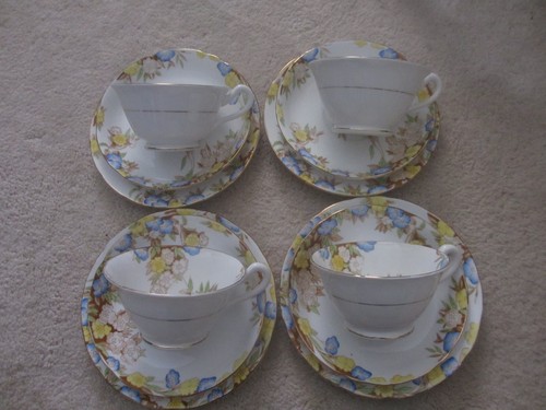Four grosvenor trio cups - four,