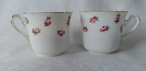 Vintage tea cups rose - 2,
